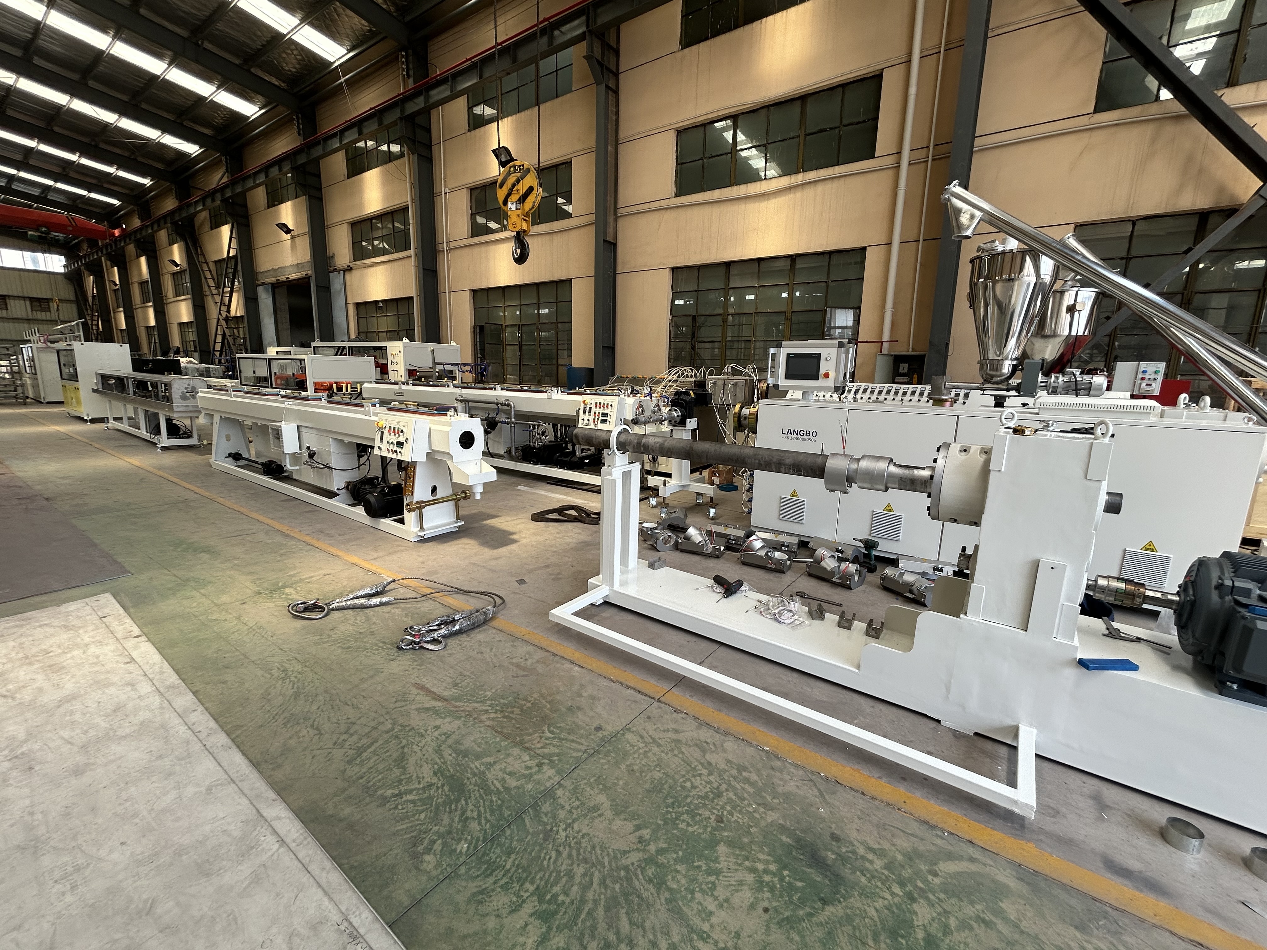 Dernière affaire concernant Ligne d'extrusion de tuyaux PPR de 20 à 63 mm