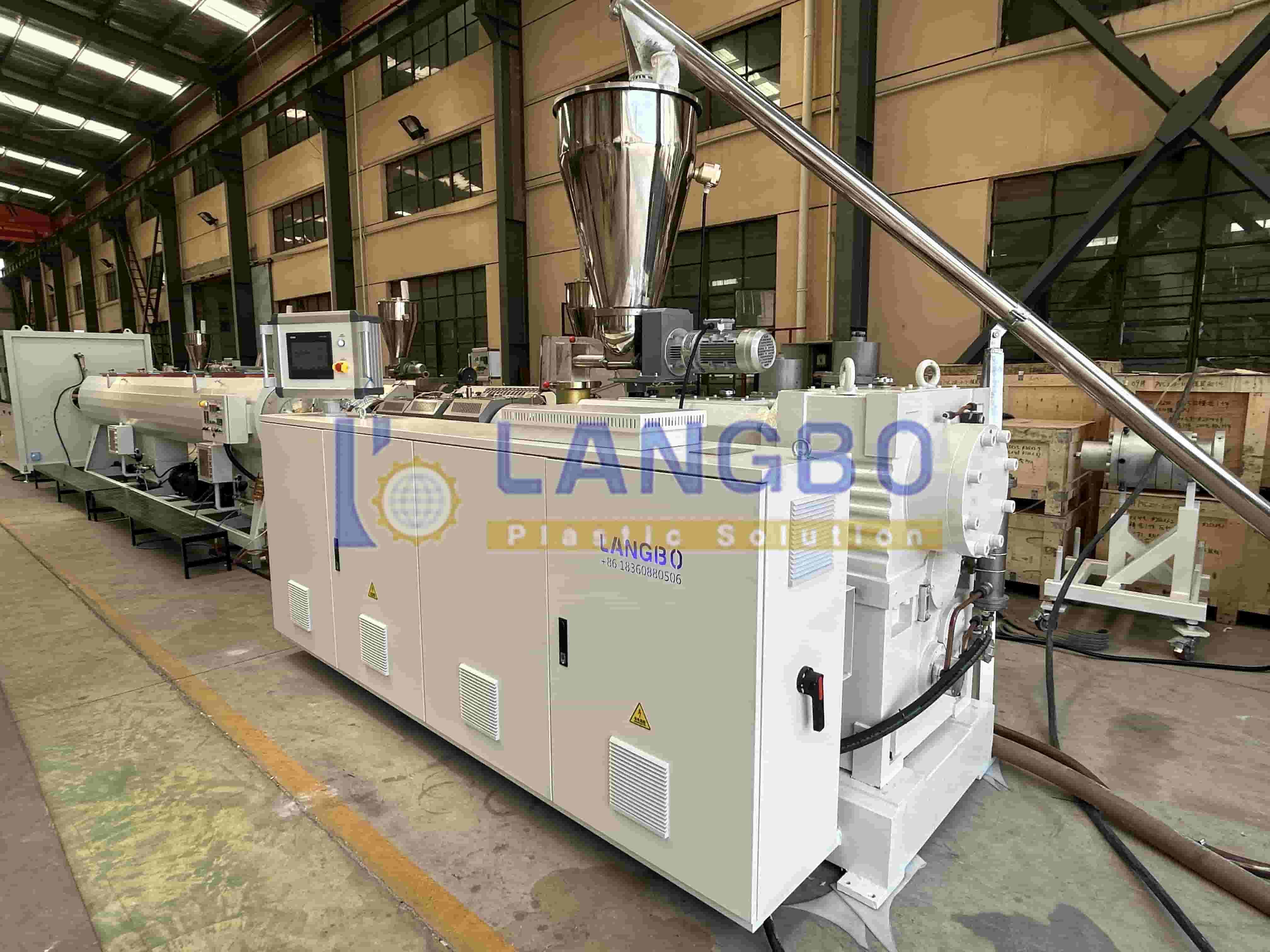 Dernière affaire concernant 90–315mm PVC Pipe Extrusion Line for Infrastructure Pipe Manufacturing in Tunisia