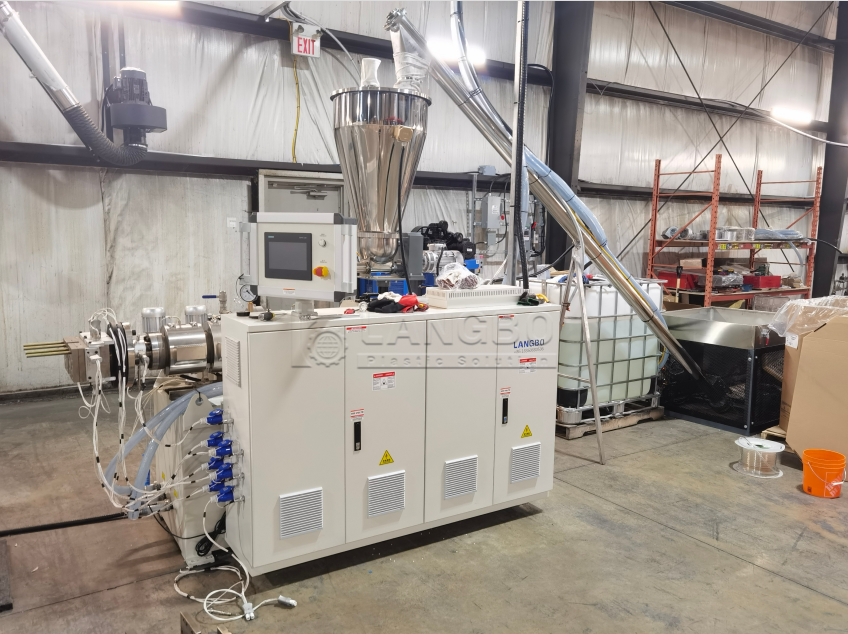 Dernière affaire concernant PVC Electricity Cable Duct Extrusion Line in Canada