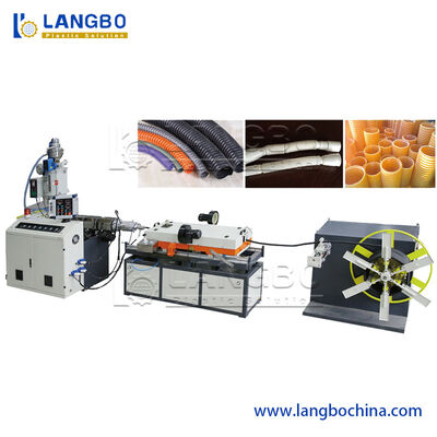 qualité  Fully Automated Corrugated Pipe Line For Faster Electrical Conduit Production Usine