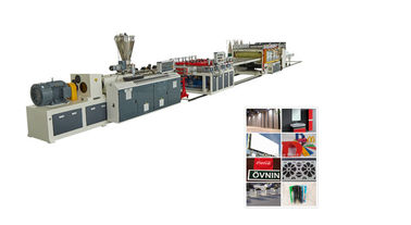 qualité  Full Automatic WPC Pvc Foam Board Production Line Advertising Board Extrusion Usine