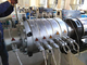 Machine jumelle conique de fabrication de tuyau de PVC de vis avec la machine de Belling