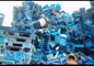 500 kg/h ligne de lavage et de recyclage PP / PE débris rigides