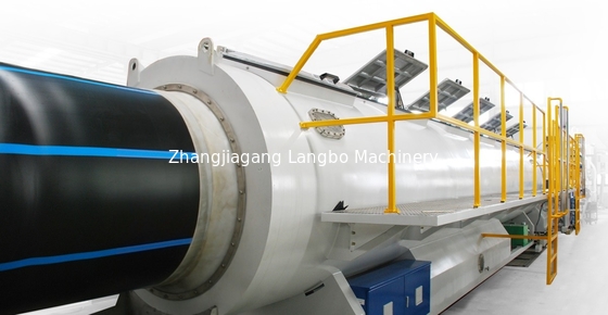 Ligne de production de tuyaux d'approvisionnement en eau en PE HDPE en plastique de grand diamètre