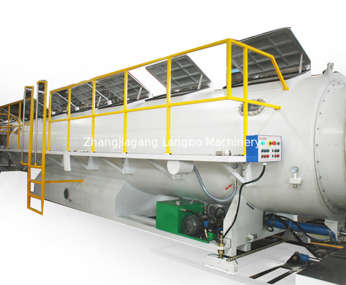 355-800 mm de diamètre, ligne d'extrusion de tuyaux en PE de haute capacité HDPE avec boîte de vitesses intégrée