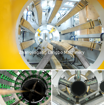 Machine d'extrusion de tubes en PE en plastique