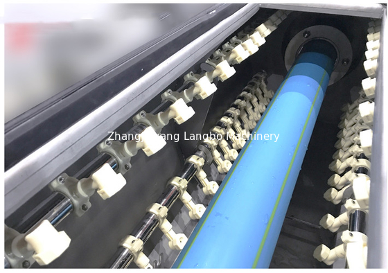 Machine de fabrication de tuyaux en HDPE de couleur personnalisée avec coupeuse planétaire