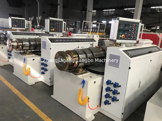 Machine jumelle de production de tuyau de PVC de boudineuse à vis avec le diamètre de vis de 120mm