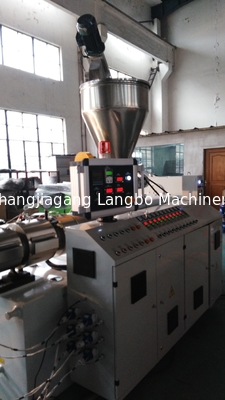 Machine d'extrusion de tuyaux en PVC 80/156 à double vis conique