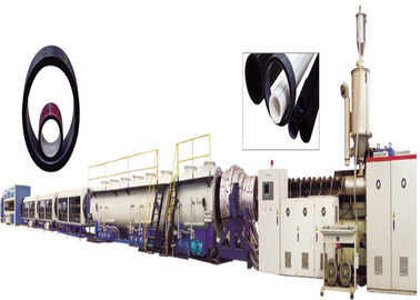Ligne multi d'extrusion de tuyau de PE de couches avec la puissance des unités 90KW de coupeur d'Offs de transport