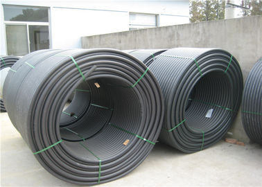 Ligne simple d'extrusion de tuyau de PE de vis, tuyau de pe de capacité élevée faisant la machine