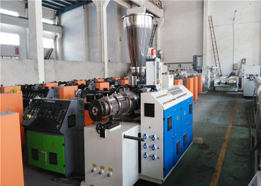 Boudineuse à vis jumelle conique de capacité élevée extrusion pour de PVC/WPC profil