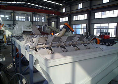 Ss 304 Machine de recyclage de film de lavage de déchets plastiques, ligne de lavage de film Pp Pe Séchage à air chaud