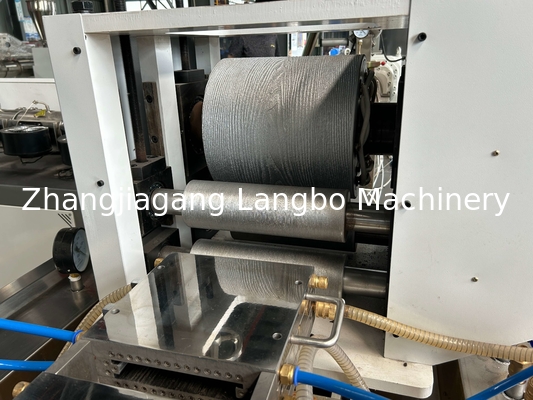 Co ligne d'extrusion Wpc extérieure avec gravure 3D