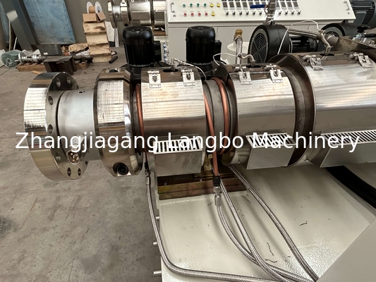 80 / Ligne jumelle conique d'extrusion de tuyau de PVC de la vis 173 avec la sortie 600kg/H
