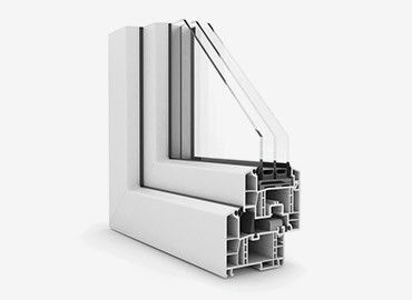 Assure machine de fabrication de profilé de coin en PVC avec deux voies indépendantes et 55 kW de puissance du moteur