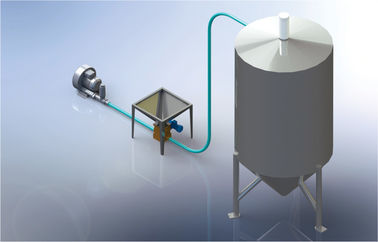 Volume du système de convoyeur pneumatique de machine de mélangeur de PVC d'industrie en plastique 500L
