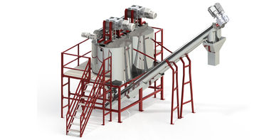 1000KG/ANIMAL FAMILIER capacité de H réutilisant la ligne avec les réservoirs de lavage chauds automatiques fonctionnent