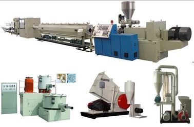 Ligne d'extrusion de tuyau de PVC de gestion par ordinateur, tube jumeau de PVC de vis faisant la machine
