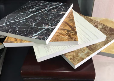Chaîne de production imperméable de feuille de marbre de PVC, ligne en plastique d'extrusion de feuille de PVC