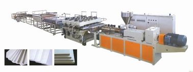 machine d'extrudeuse de PVC 75KW, fabricant de machine de panneau de mousse de PVC de la largeur 1220mmm