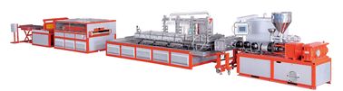 chaîne de production de panneau de mousse de PVC de 1220mm, équipement en plastique d'extrusion de double vis