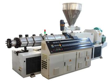 Ligne en plastique vis jumelle conique d'extrusion de tuyau de PVC de machine