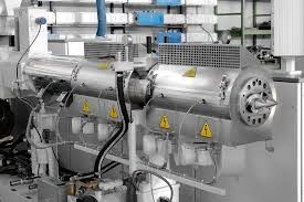 Machine à grande vitesse de boudineuse à vis, machine automatique de plastique d'extrudeuse