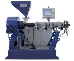 Machine à grande vitesse de boudineuse à vis, machine automatique de plastique d'extrudeuse