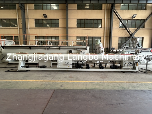 Ligne de production d'extrusion de tubes de tuyaux PE HDPE personnalisés avec boîte de vitesses intégrée