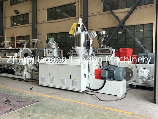 Ligne de production d'extrusion de tubes de tuyaux PE HDPE personnalisés avec boîte de vitesses intégrée
