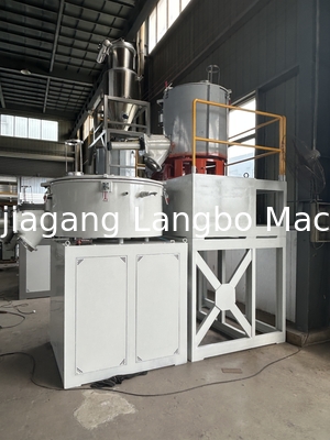 Mélangeur à grande vitesse actionné facile pour type vertical/horizontal de composition de PVC