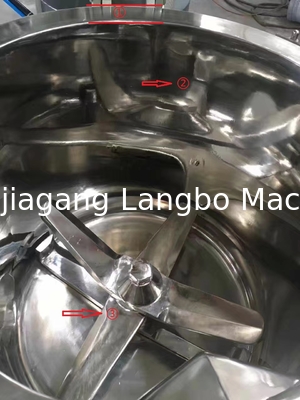 Mélangeur en plastique en acier inoxydable de 500L pour la préparation d'un profilé anti-WPC
