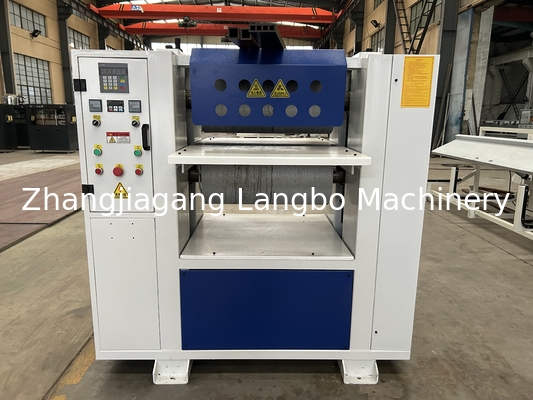 Machine de laminage composite de porte de terrasse en bois plastique / machine de gravure