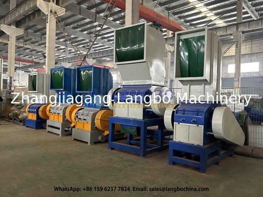 37 kW concasseur pour tuyaux en PVC ligne de machine de recyclage des déchets plastiques