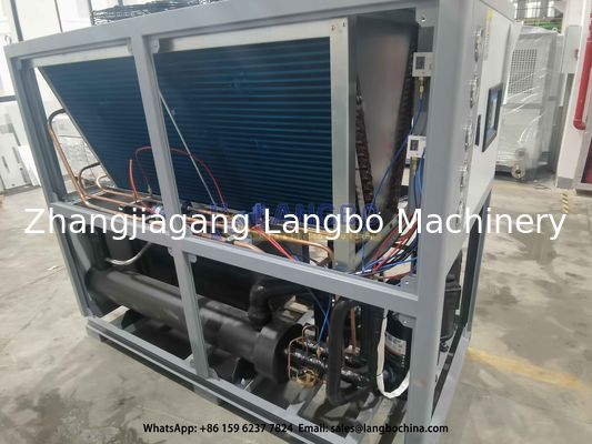 Ligne d'extrusion de tuyaux HDPE efficace équipée de la meilleure machine de refroidissement par air de qualité R4047C / R22 réfrigérant