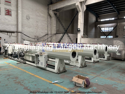 ligne de production de tuyaux de drainage en PVC-U de 75-250 mm avec une capacité de production élevée et les meilleures performances