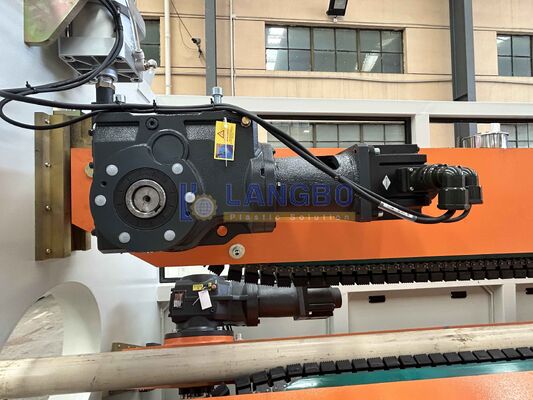 Machine de fabrication de tubes à extrusion en PVC plastique auto-condit avec contactrice  ou SCHNIDER et diamètre de vis 65/132
