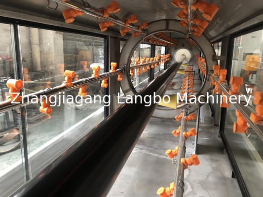Machine de fabrication de tubes HDPE à extrusion de 16-63 mm avec qualité automatique complète et rapport 33 1 LD