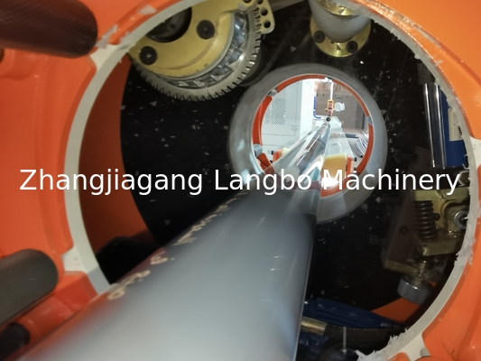 Ligne de production de machine d'extrusion de tuyaux de drainage en PVC plastique