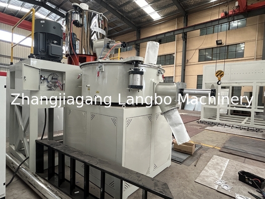 Mélangeur de chaleur 500L Système chaud de granulés de PVC granulés de plastique Mélangeur de granulés de plastique 500L Mélangeur de plastique en acier inoxydable pour préparer du WPC Proo