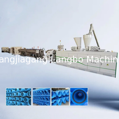 Bonne sortie PVC plastique à paroi unique protecteur électrique tuyau de tuyau ondulé machine d'extrusion