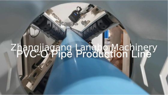 75 mm~630 mm Plastique PVC-O tuyaux extrudeuse machine de grand diamètre Pvco O-PVC ligne de production de tuyaux