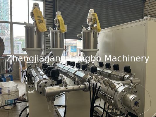 Machine de fabrication de plastique par extrusion à vis jumelée et unique pour tuyau de conduit PPR de 16-63mm