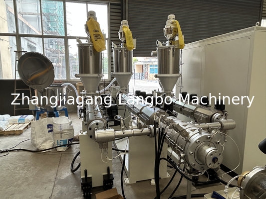 Ligne de production de machines de fabrication de tuyaux PPR Extrudeuse plastique