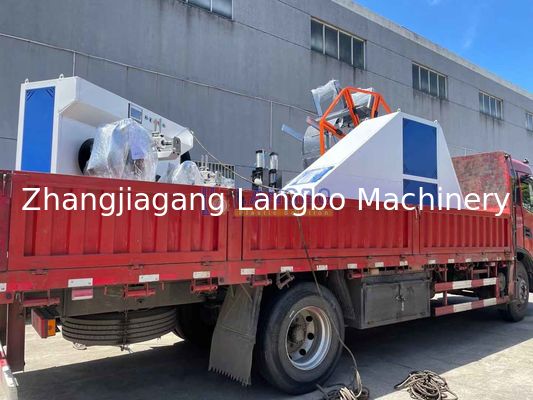 Coil de tuyaux d'irrigation en PE à double poste de travail pour un diamètre de 16 à 63 mm