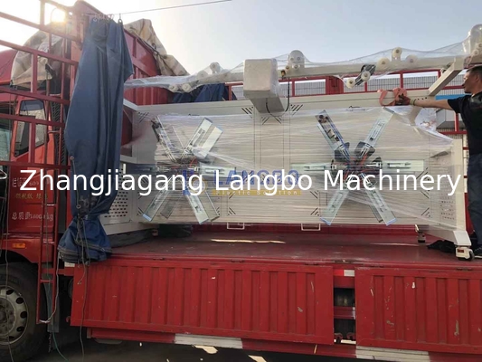 Machine de remontage de tubercules en plastique à double station PE HDPE enroulée en tubes ondulés
