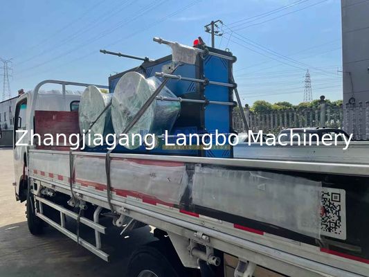 Bobineuse automatique et semi-automatique de tuyaux en PEHD de grand diamètre pour la tension demandée par le client