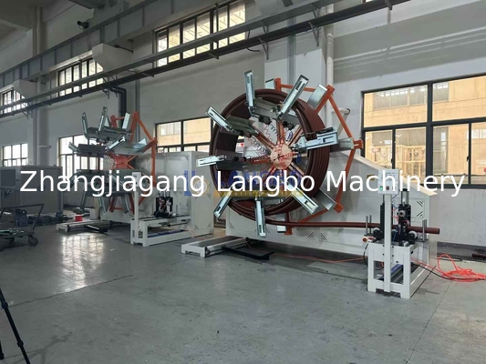 Automatic Pipe Coiler for Smooth Plastic Pipes with Auto Roll Changing