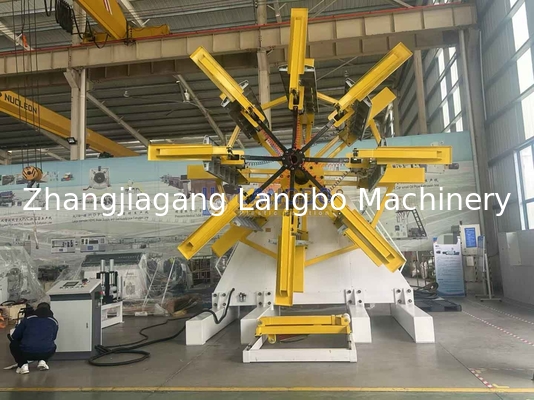 Bobineuse enrouleuse de tuyaux en plastique pour ligne d'extrusion de tuyaux en PEHD PE